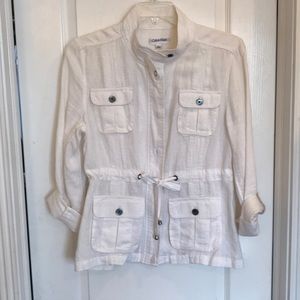 Calvin Klein linen jacket